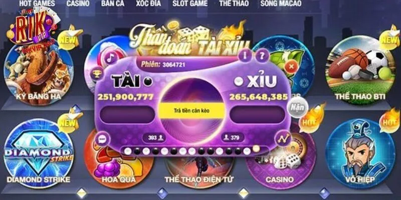 Hướng dẫn cách chơi game tài xỉu Rikvip chi tiết